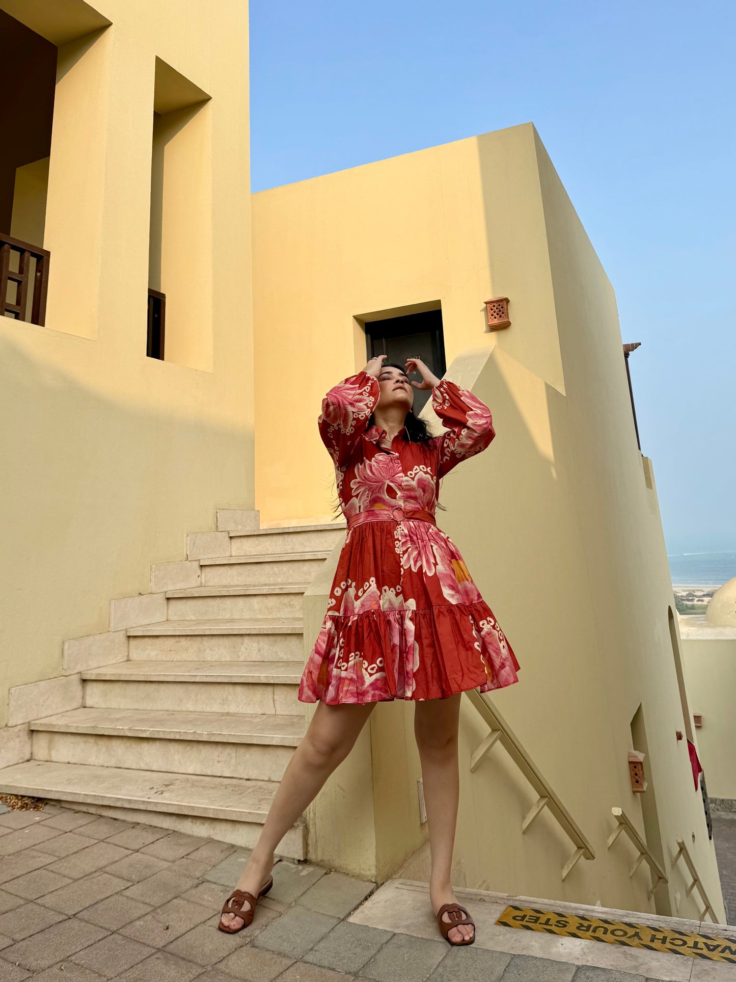 Rosabella Dress in Bubbly Spritz Print