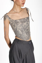 Angle Fly Pants With A Waistband