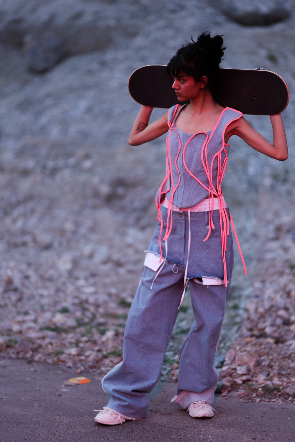 Fl-Whip Corset - Light Blue