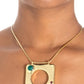 Edge Mega Pendant with Gems