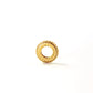 Square Print Circle Charm