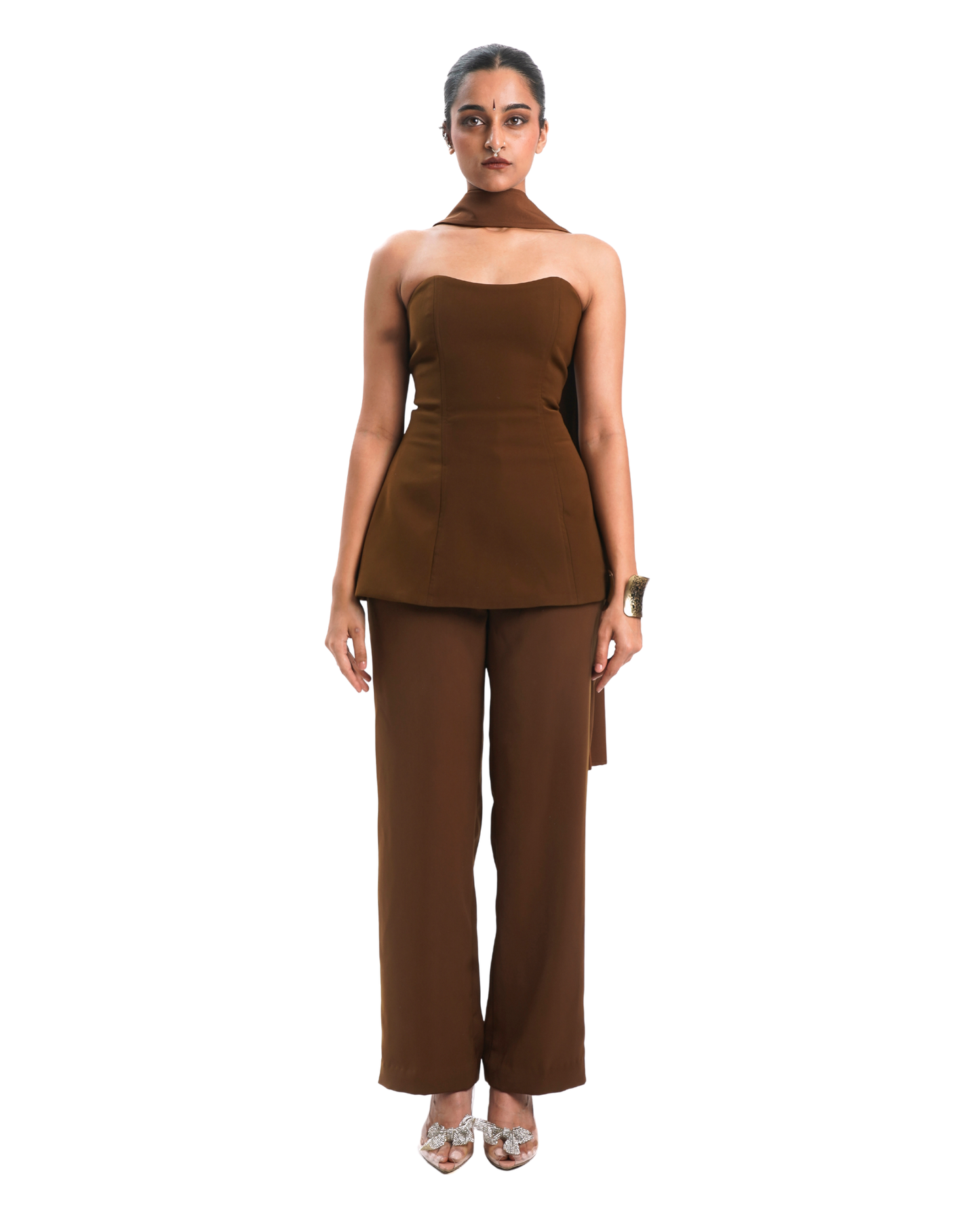 IRA CORSET- DEEP MUSTARD