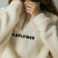 SNOW WHITE OVERSIZED SHERPA JUMPER