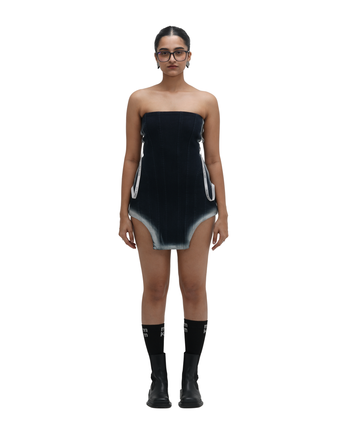 BLEACH PLEASE BANDEAU DRESS