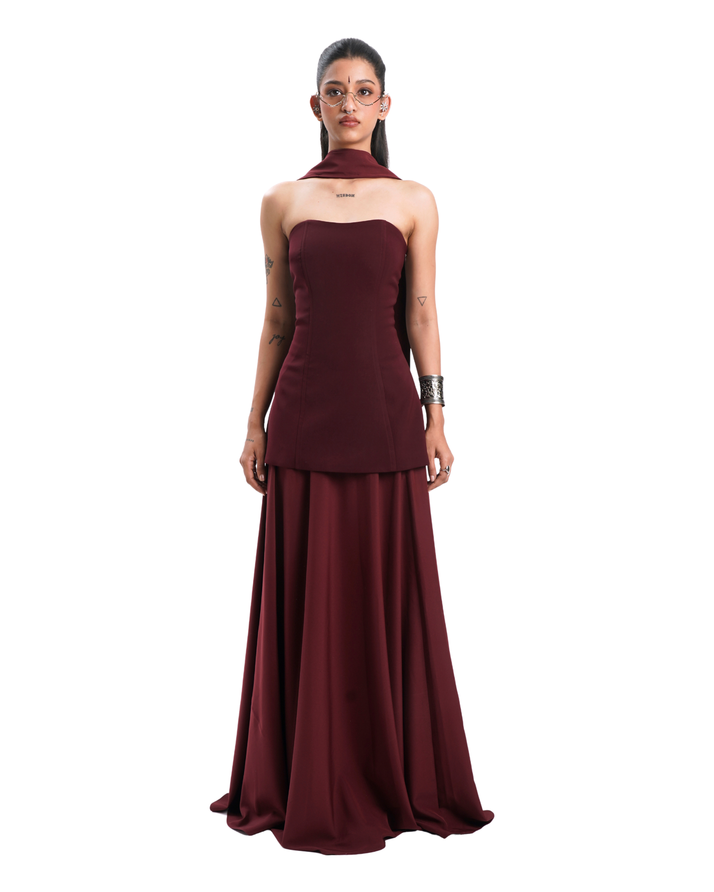 IRA CORSET- MERLOT