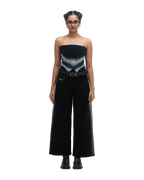 BLEACHED CORSET WITH BLEACHED JEANS