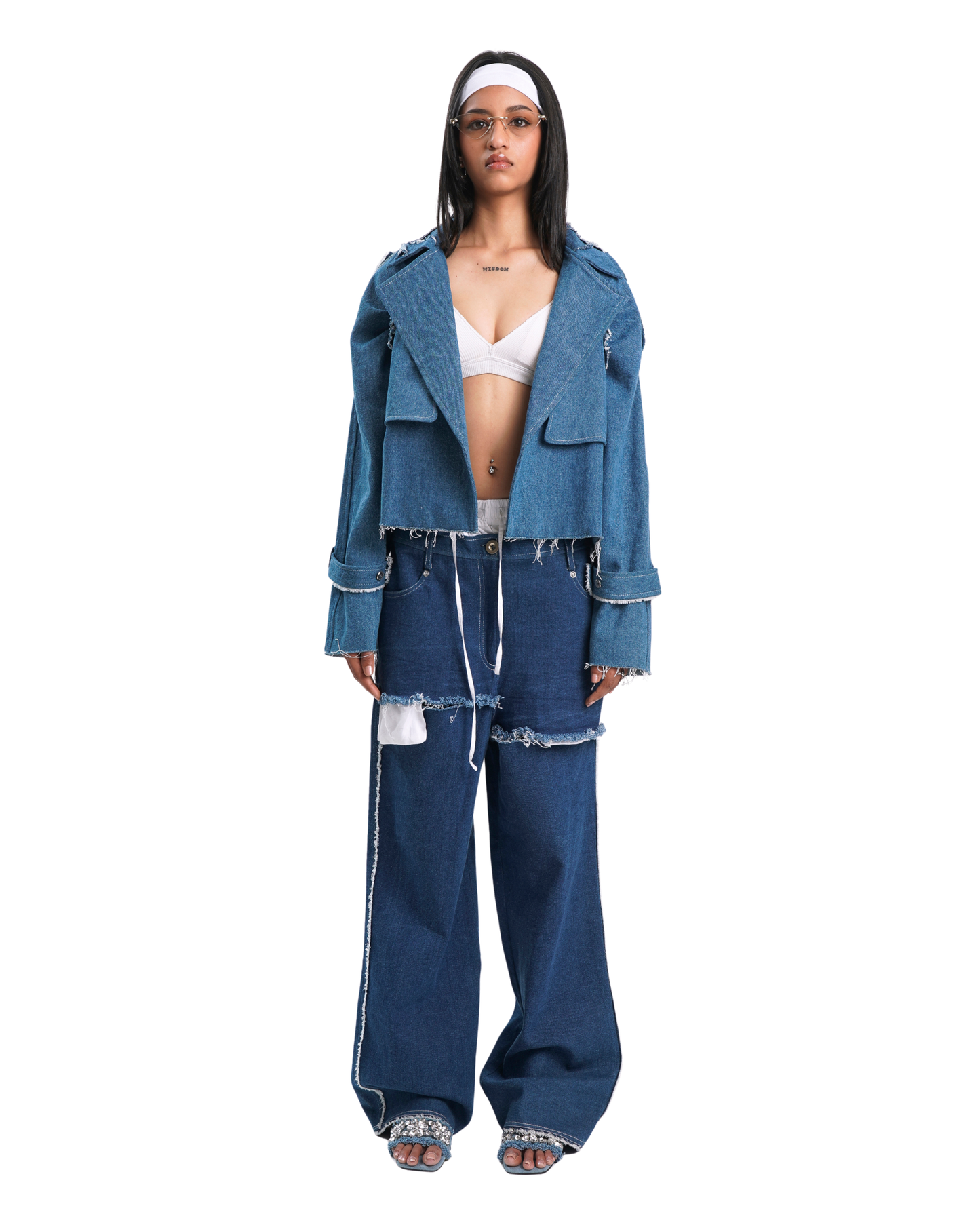 Lay-Rd Denim Jacket- BLUE