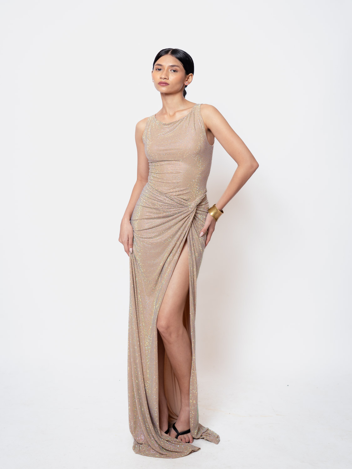 Nude Knot Dress
