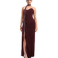 CURVE SKIRT- MERLOT