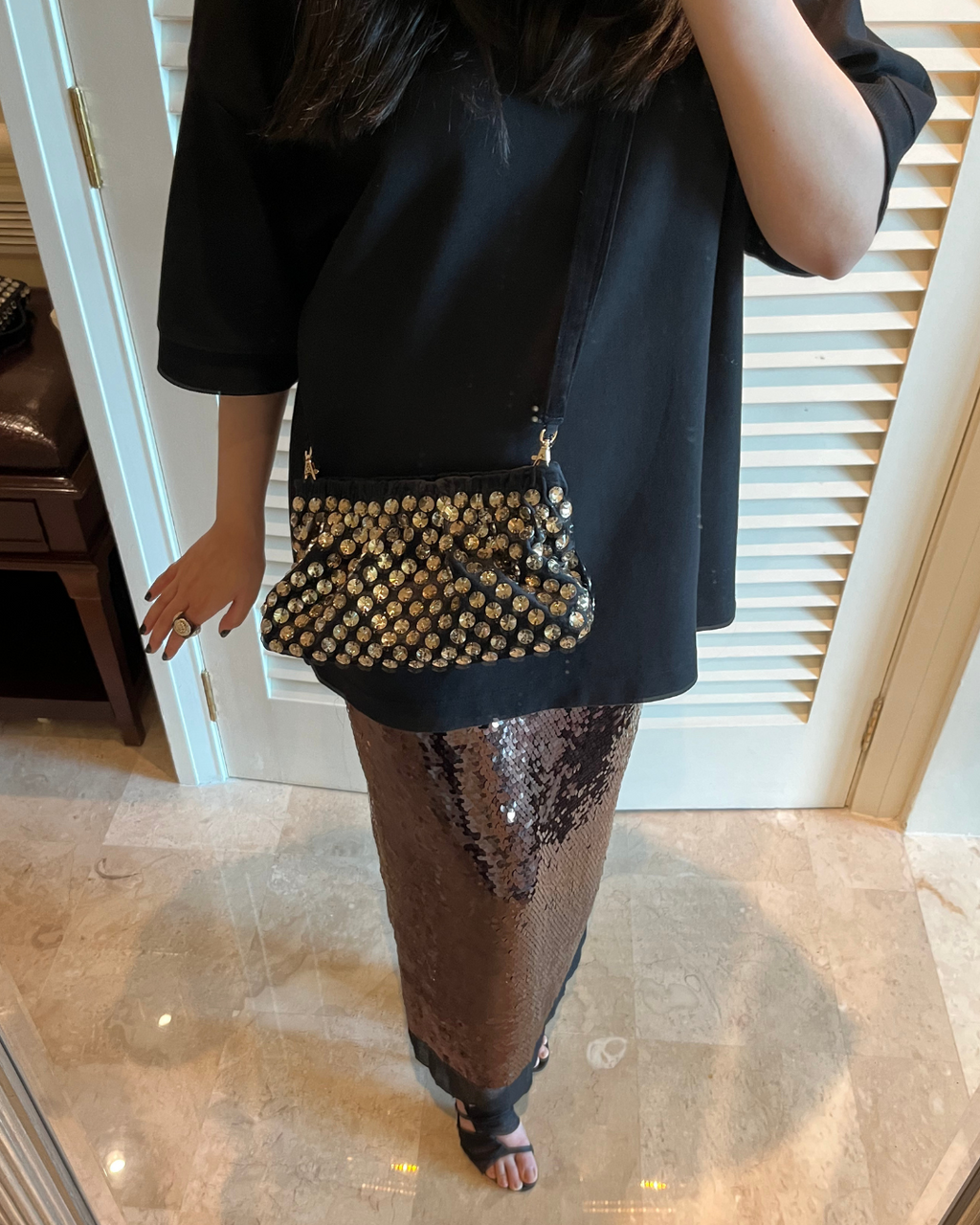 Big Bobbi Bag - Alien Superstar (Dusky Gold)