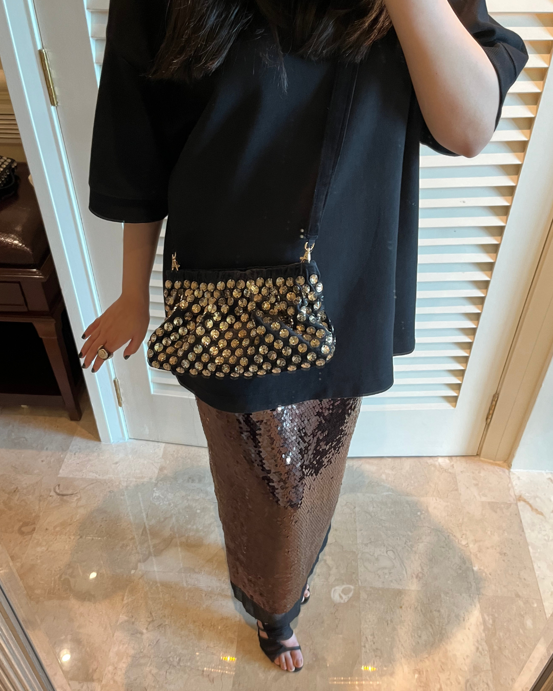 Big Bobbi Bag - Alien Superstar (Dusky Gold)