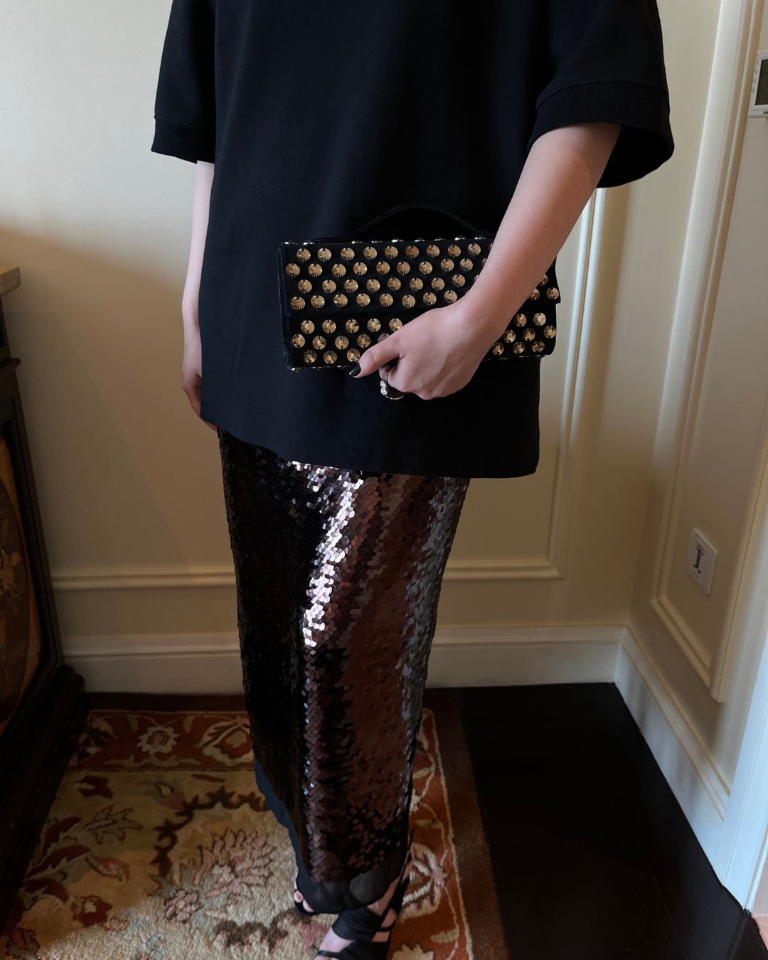 Fūtō Bag - Dusky Gold Polka