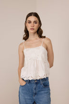 Natasha Patel in Cyprus Blouse