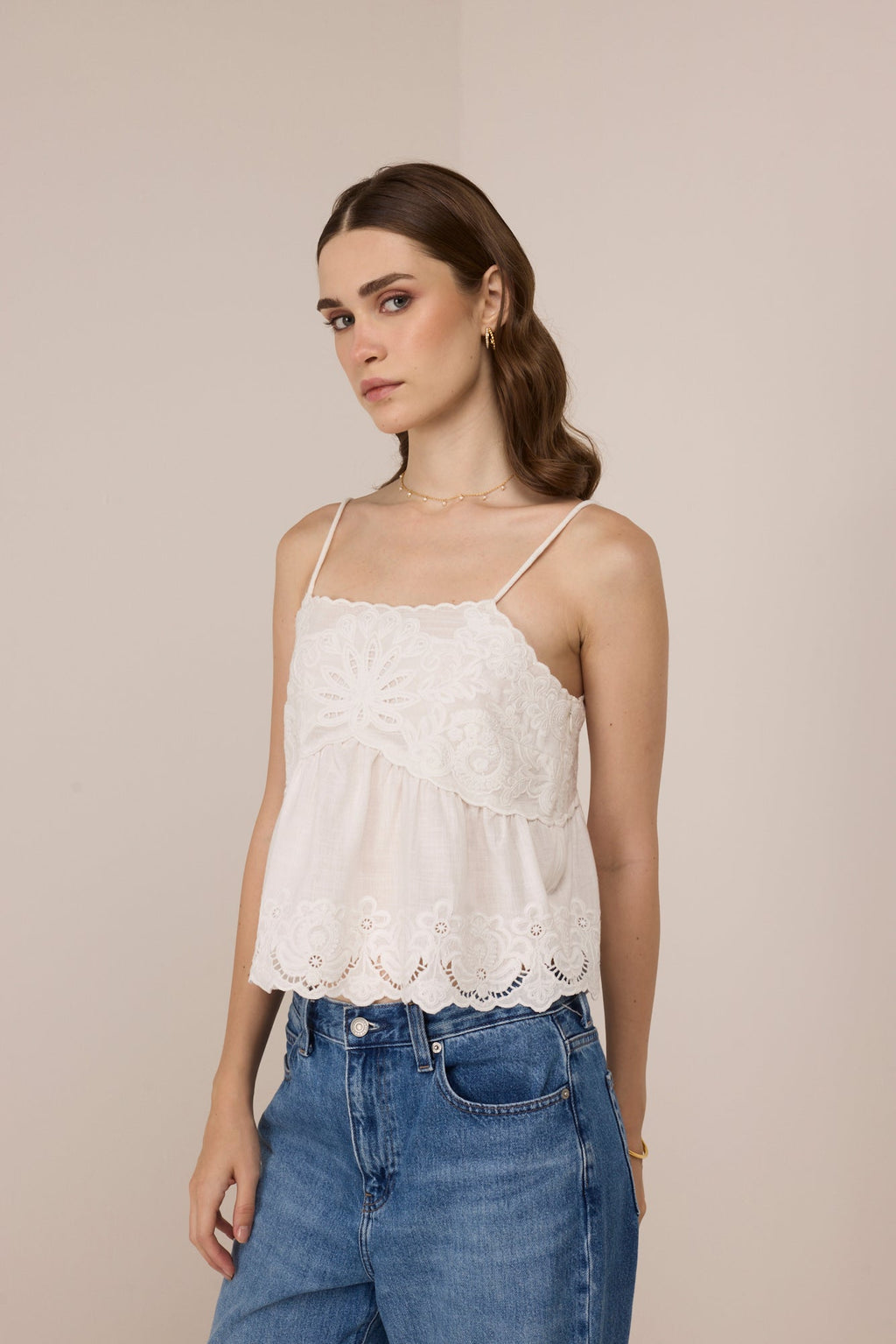 Natasha Patel in Cyprus Blouse