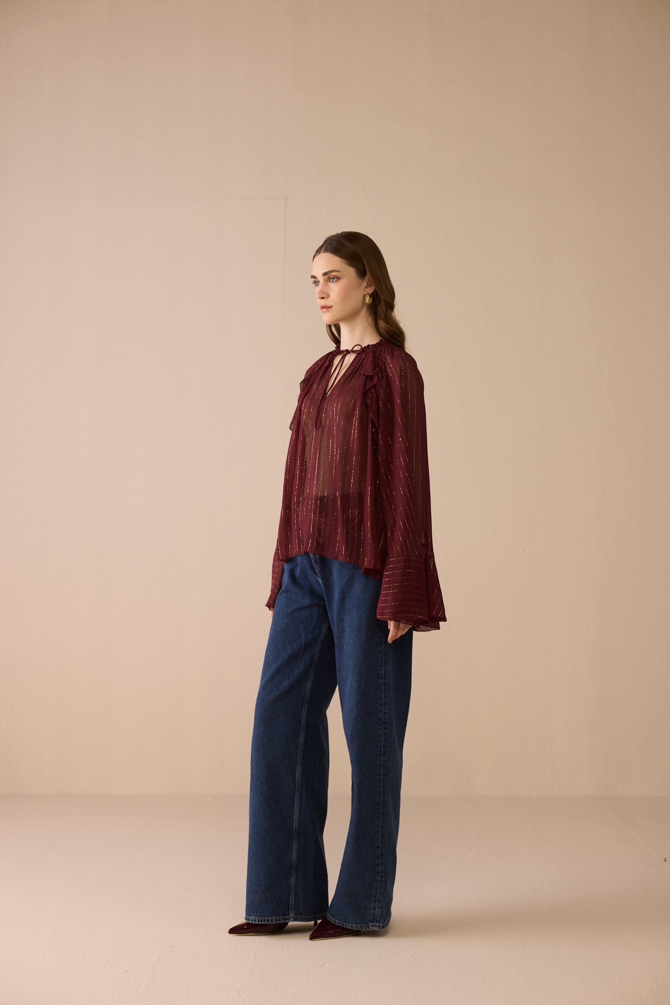 Merlot Blouse