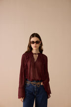 Merlot Blouse