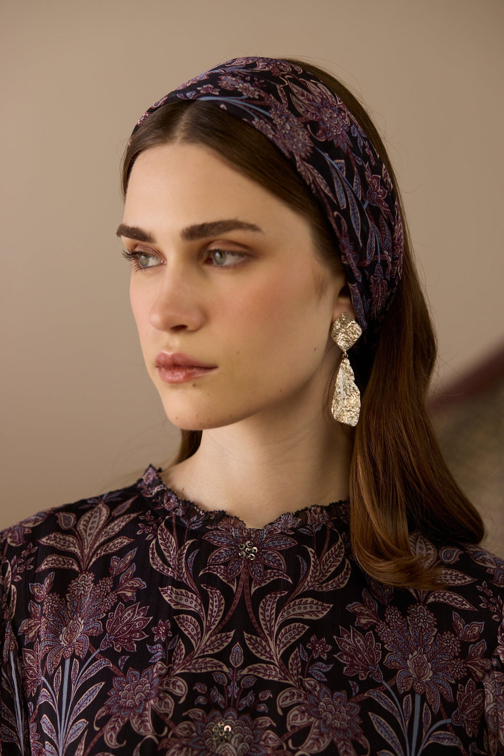 Midnight Orchid Scarf