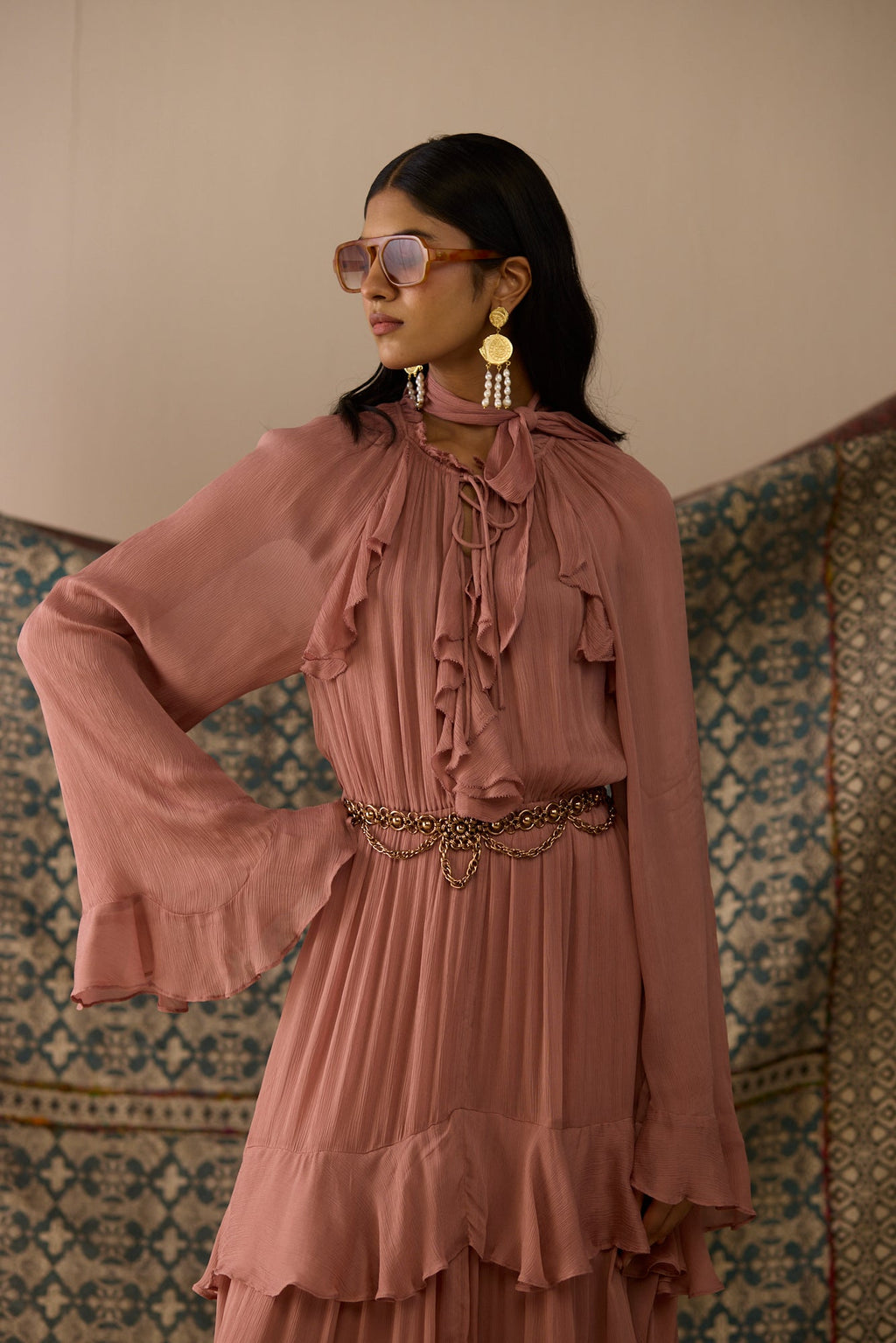 Meghna Pahwa in Delilah Maxi Dress