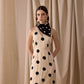 Black Polka Dot Scarf