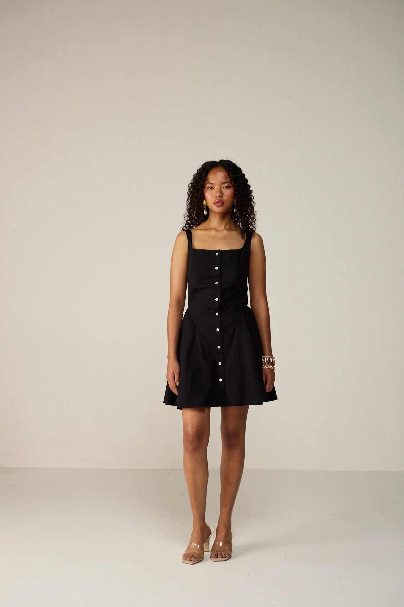 Leya Mini Dress - Black