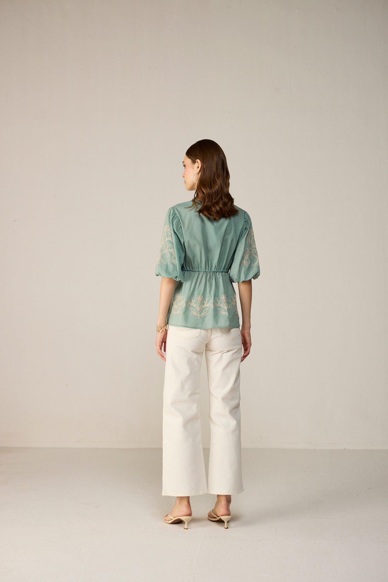Vivia Blouse - Nordic Teal