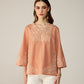 Emma Blouse - Salmon Pink