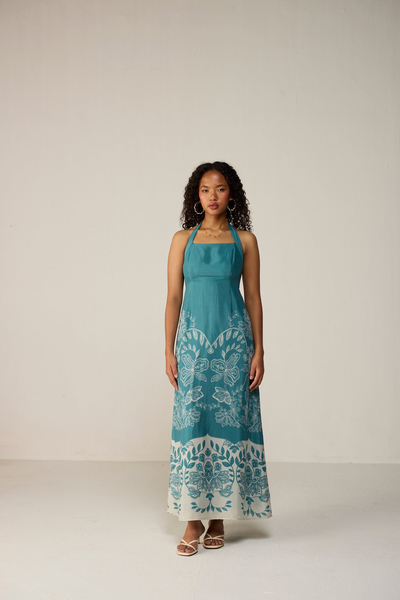 Celeste Midi Dress - Arctic Vine