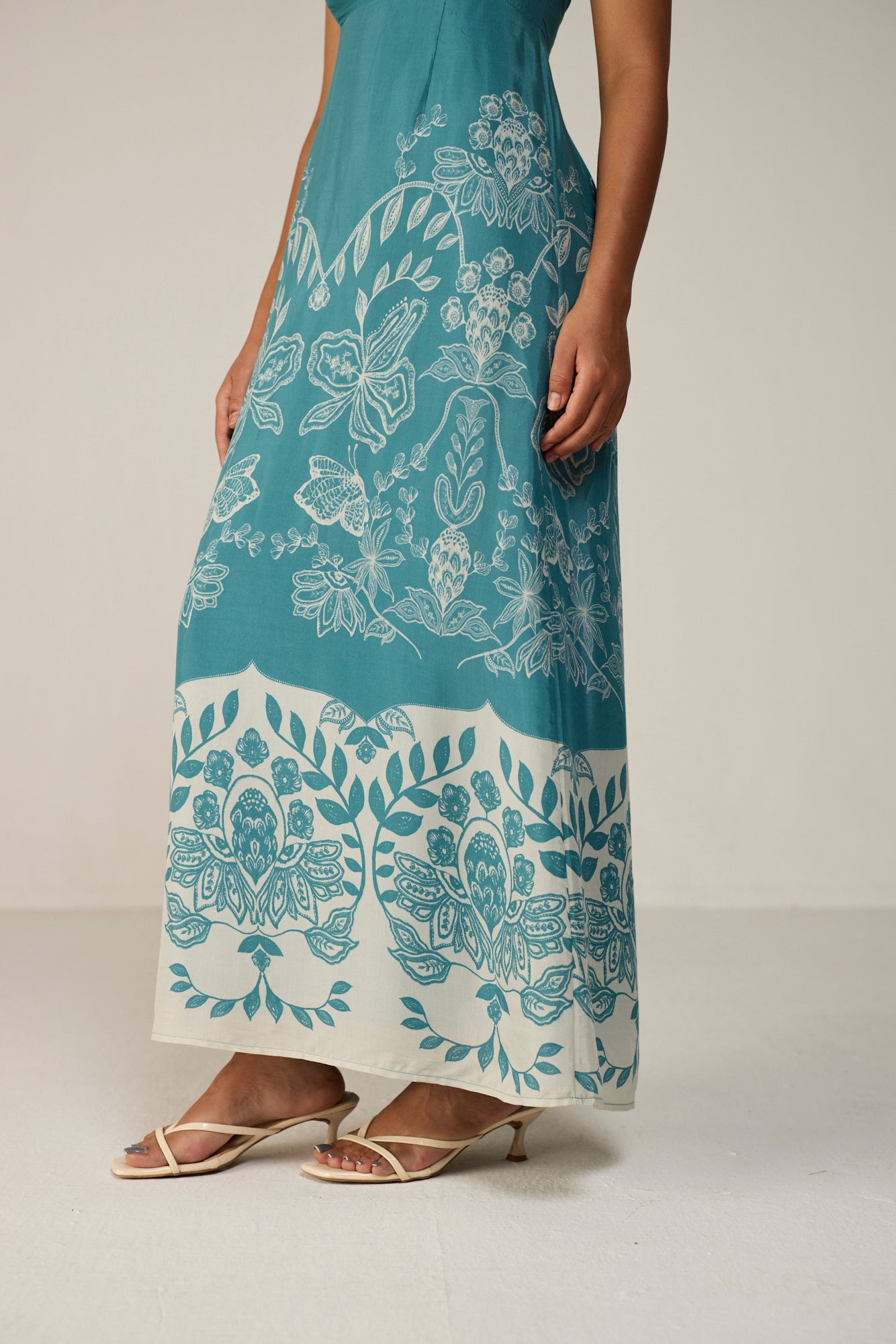 Celeste Midi Dress - Arctic Vine