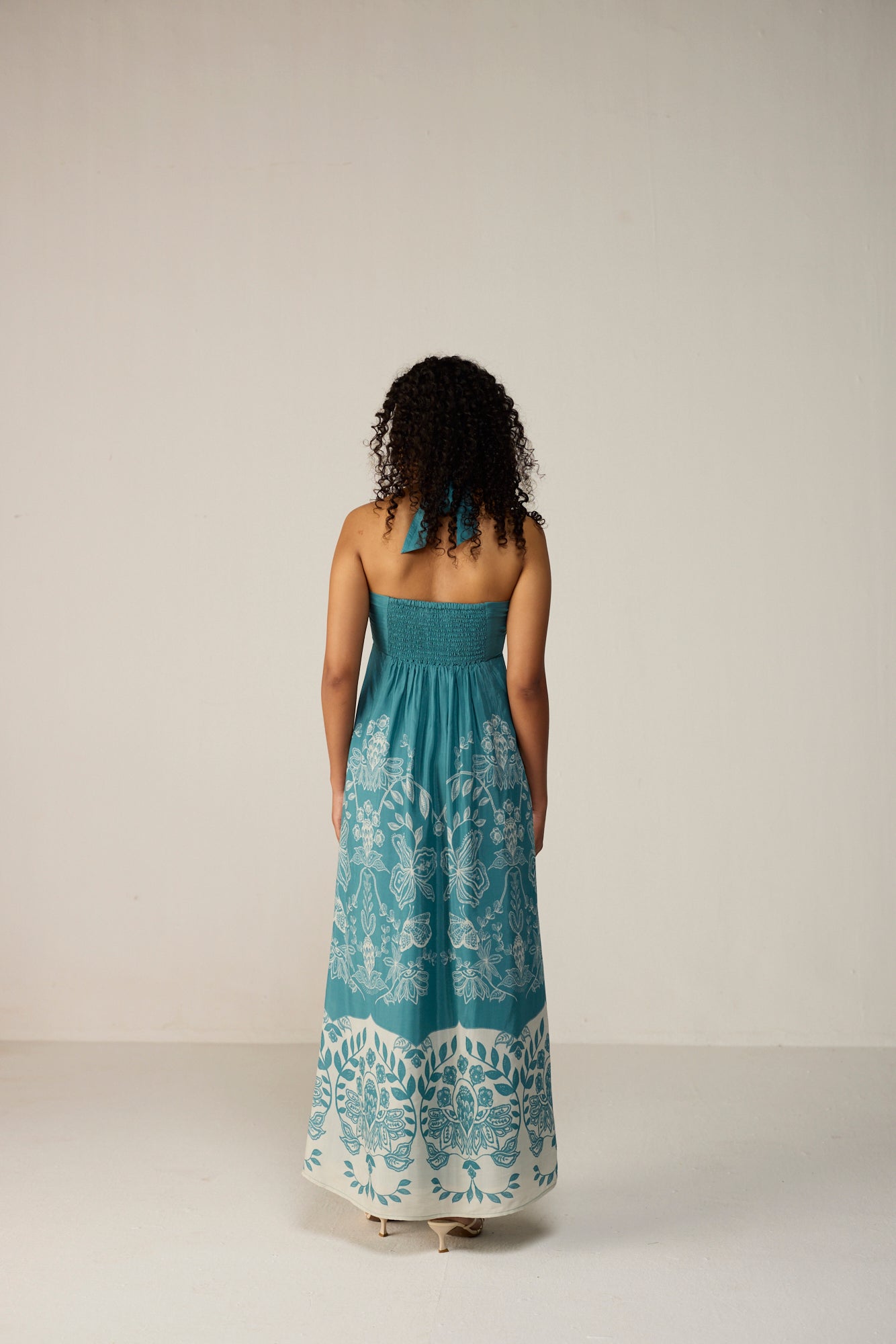 Celeste Midi Dress - Arctic Vine