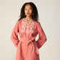 Roselle Mini Dress - Terracotta