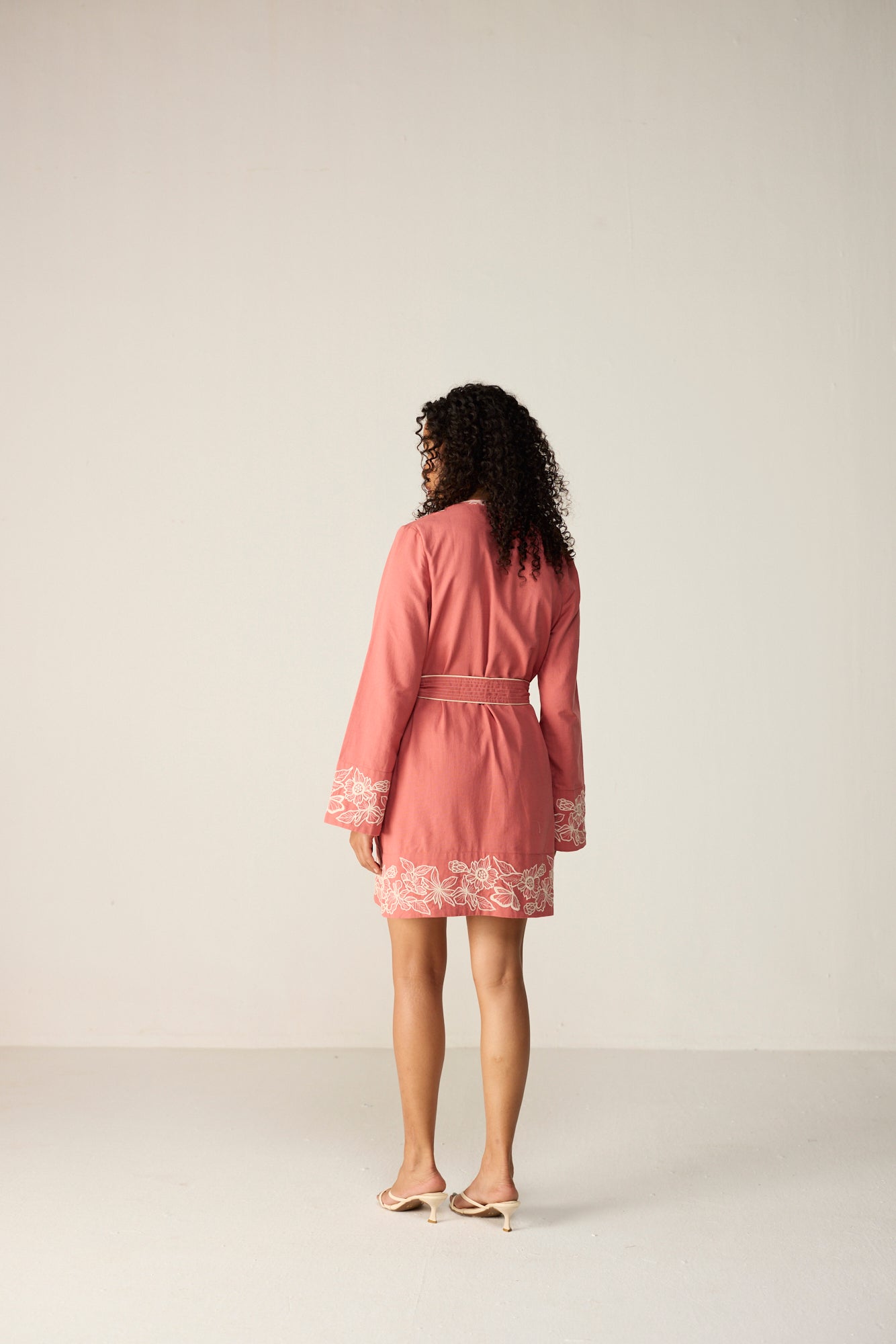 Roselle Mini Dress - Terracotta