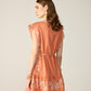 Naomi Mini Dress - Burnt Orange