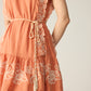 Naomi Mini Dress - Burnt Orange