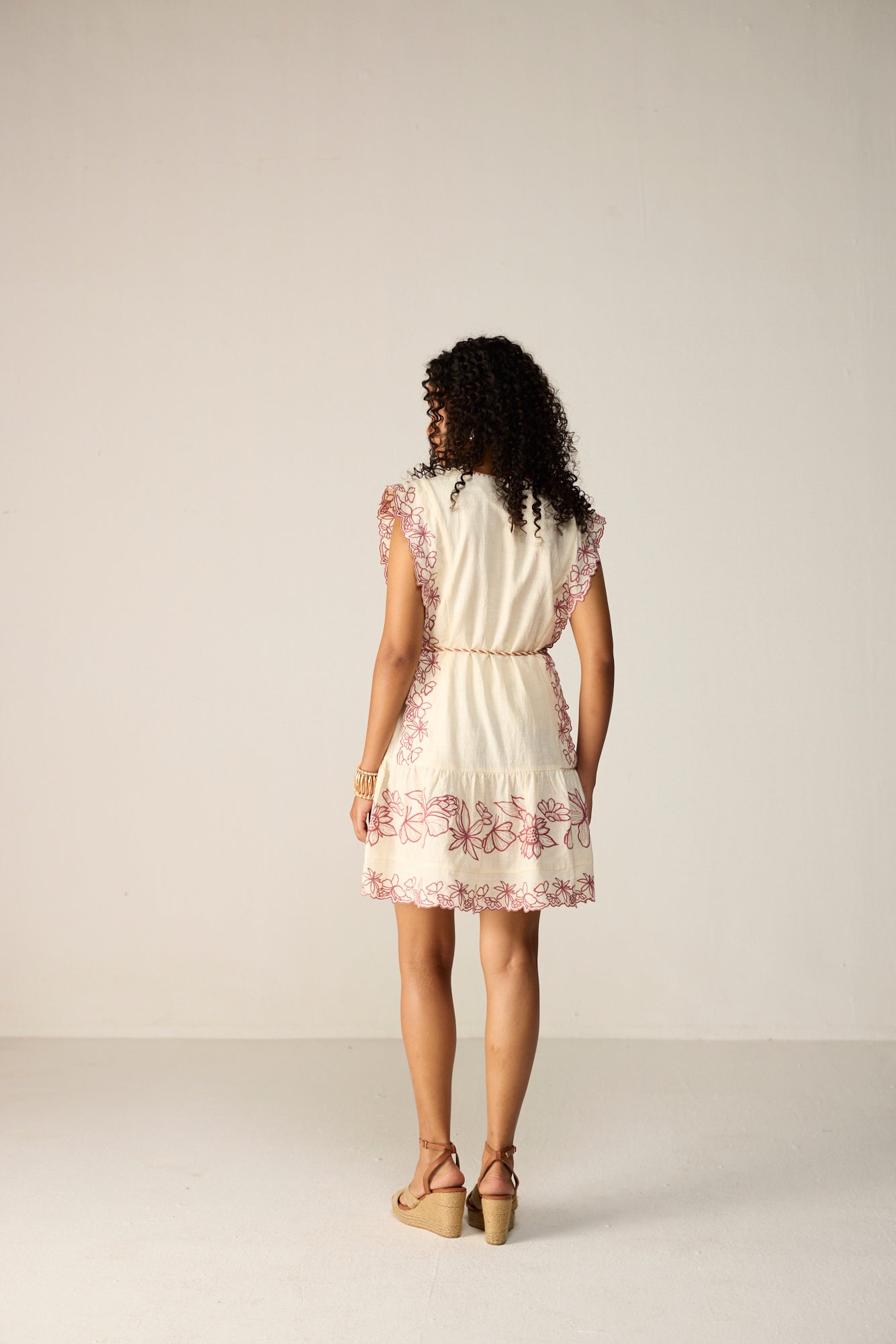 Naomi Mini Dress - Gardenia