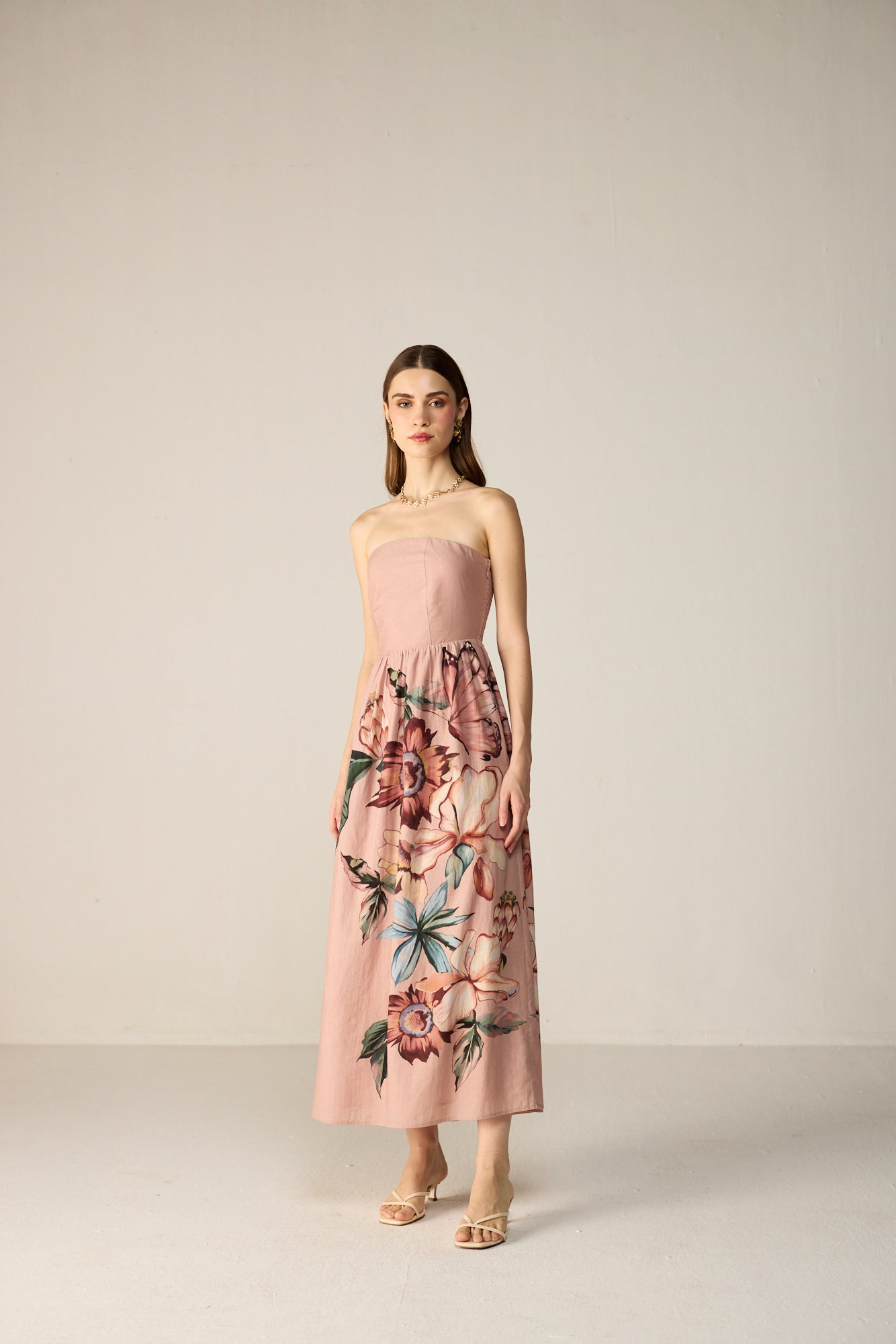 Orelia Midi Dress - Bloom Mirage