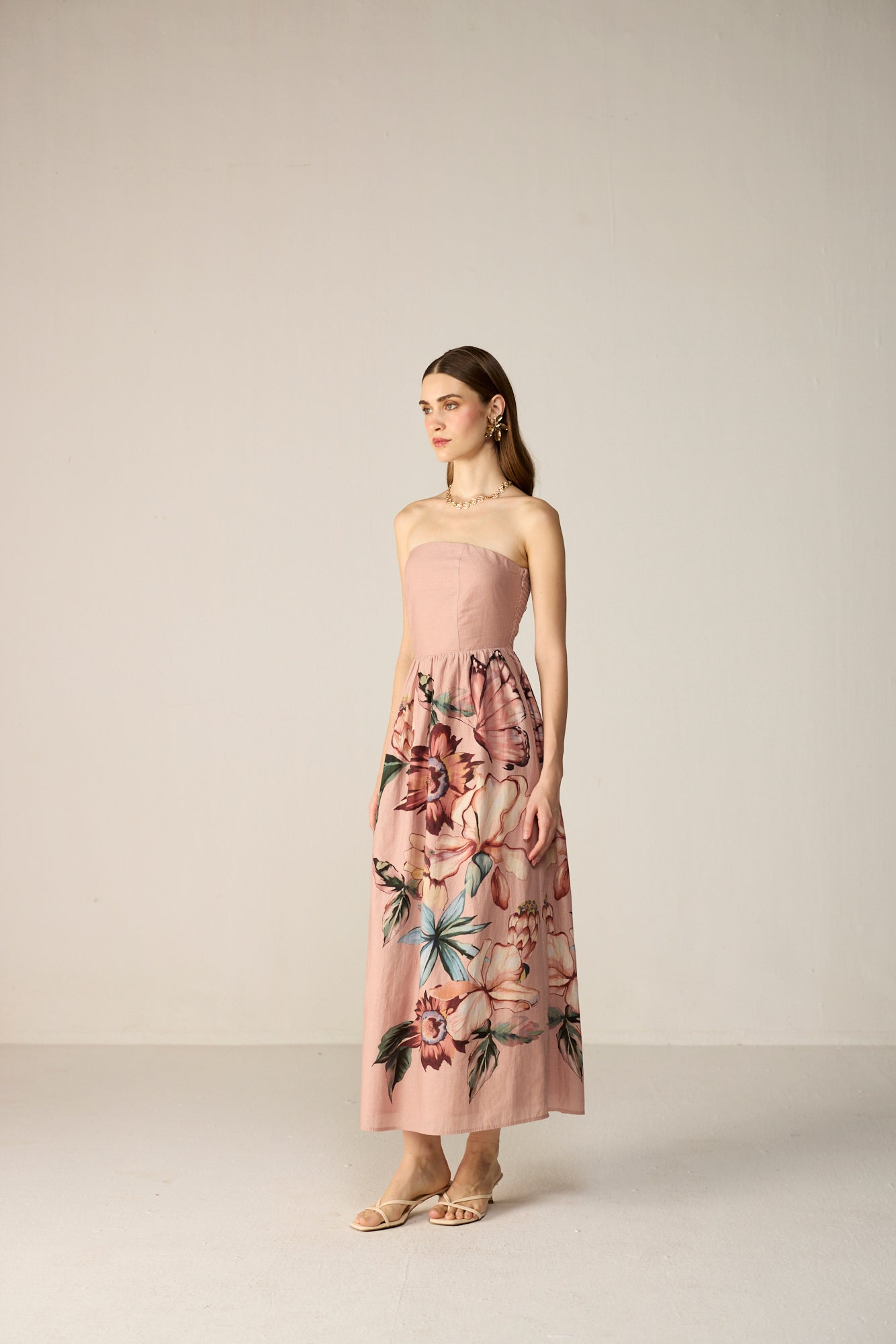 Orelia Midi Dress - Bloom Mirage