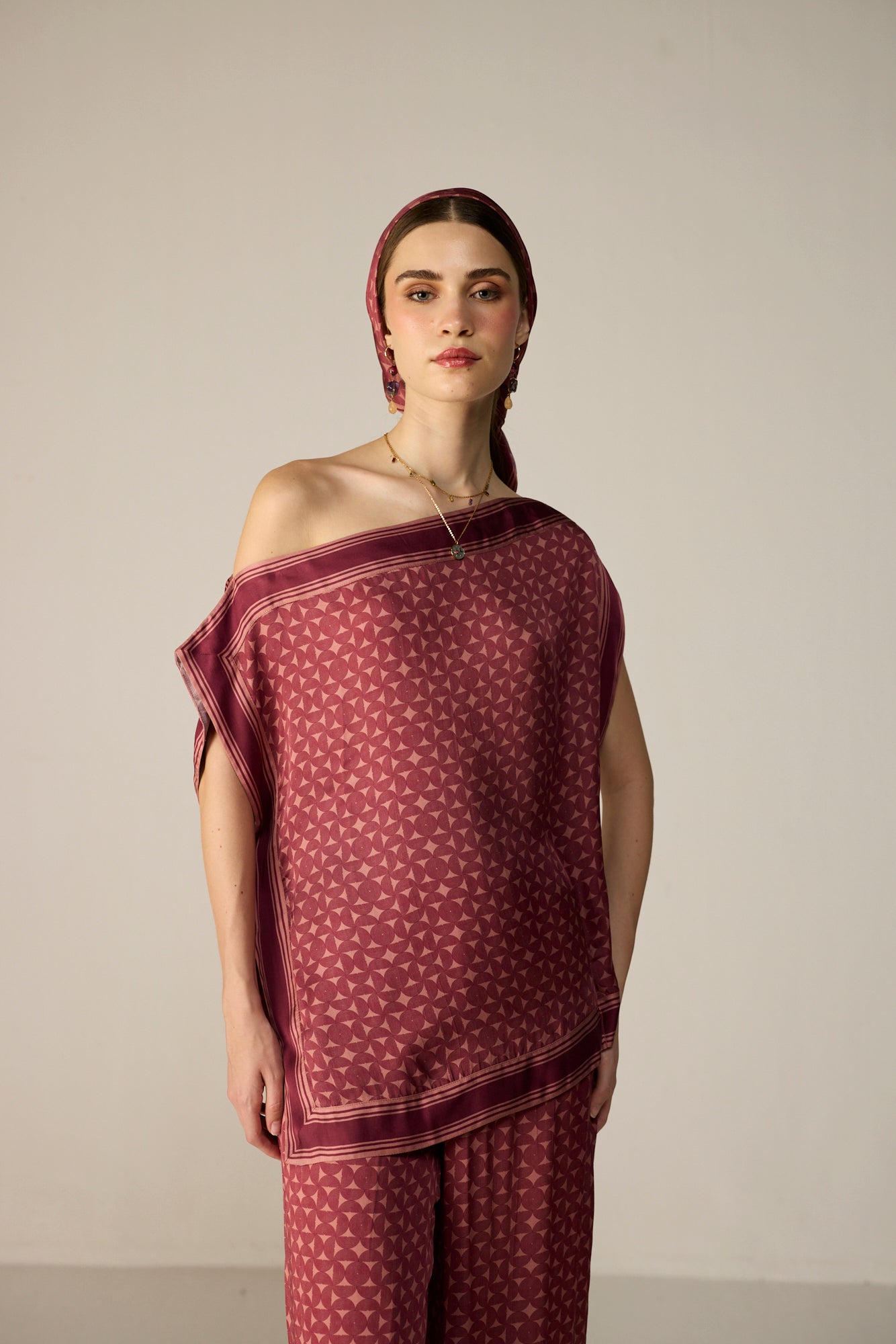 Freya Top - Orbit Berry