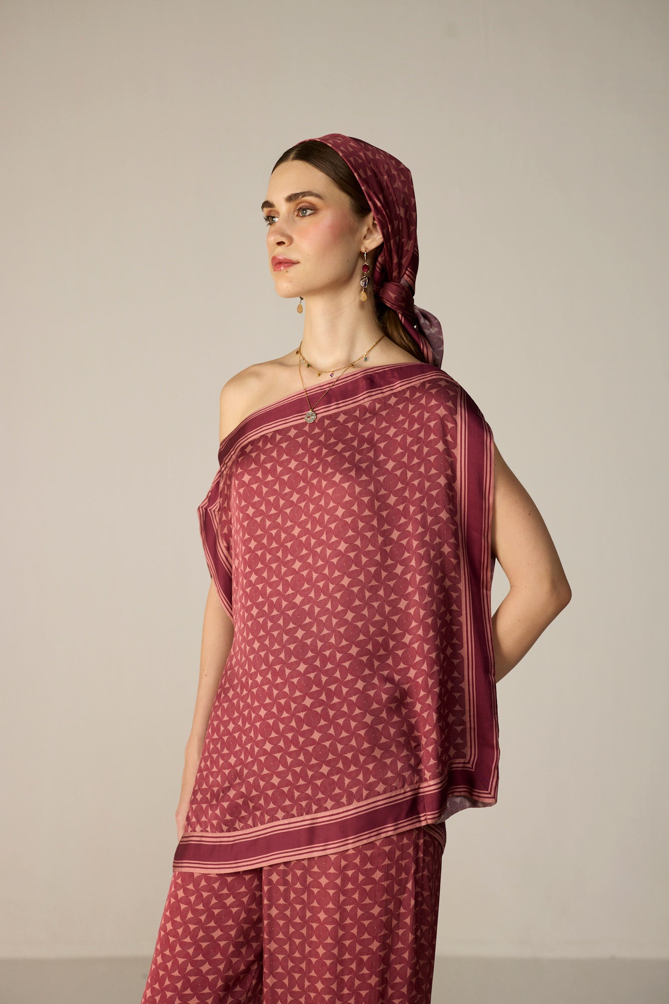 Freya Top - Orbit Berry
