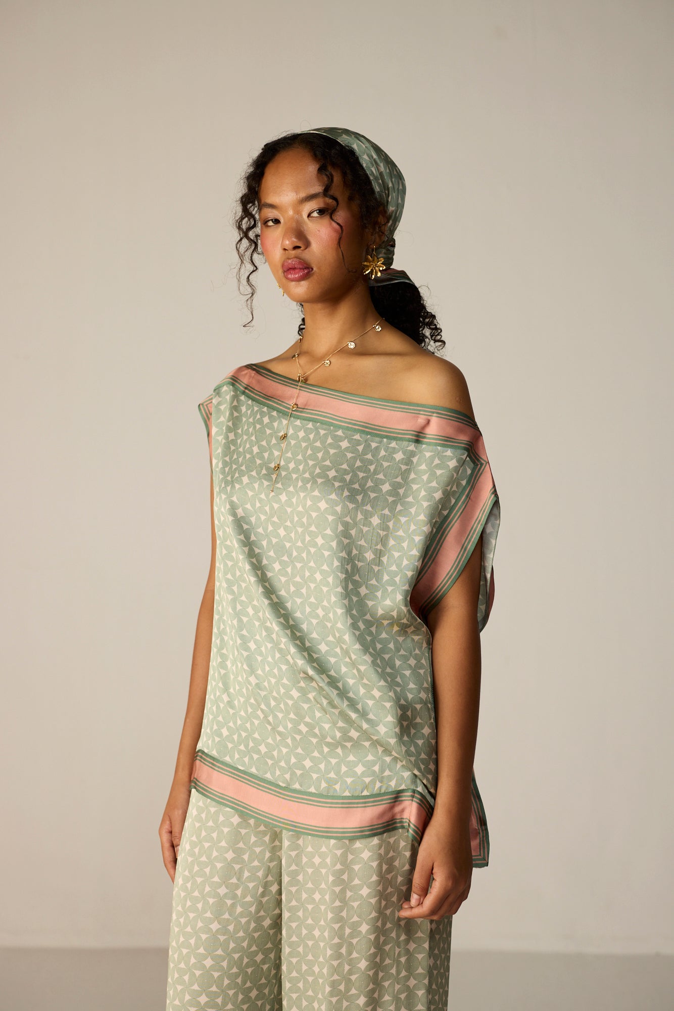 Freya Top - Orbit Sage