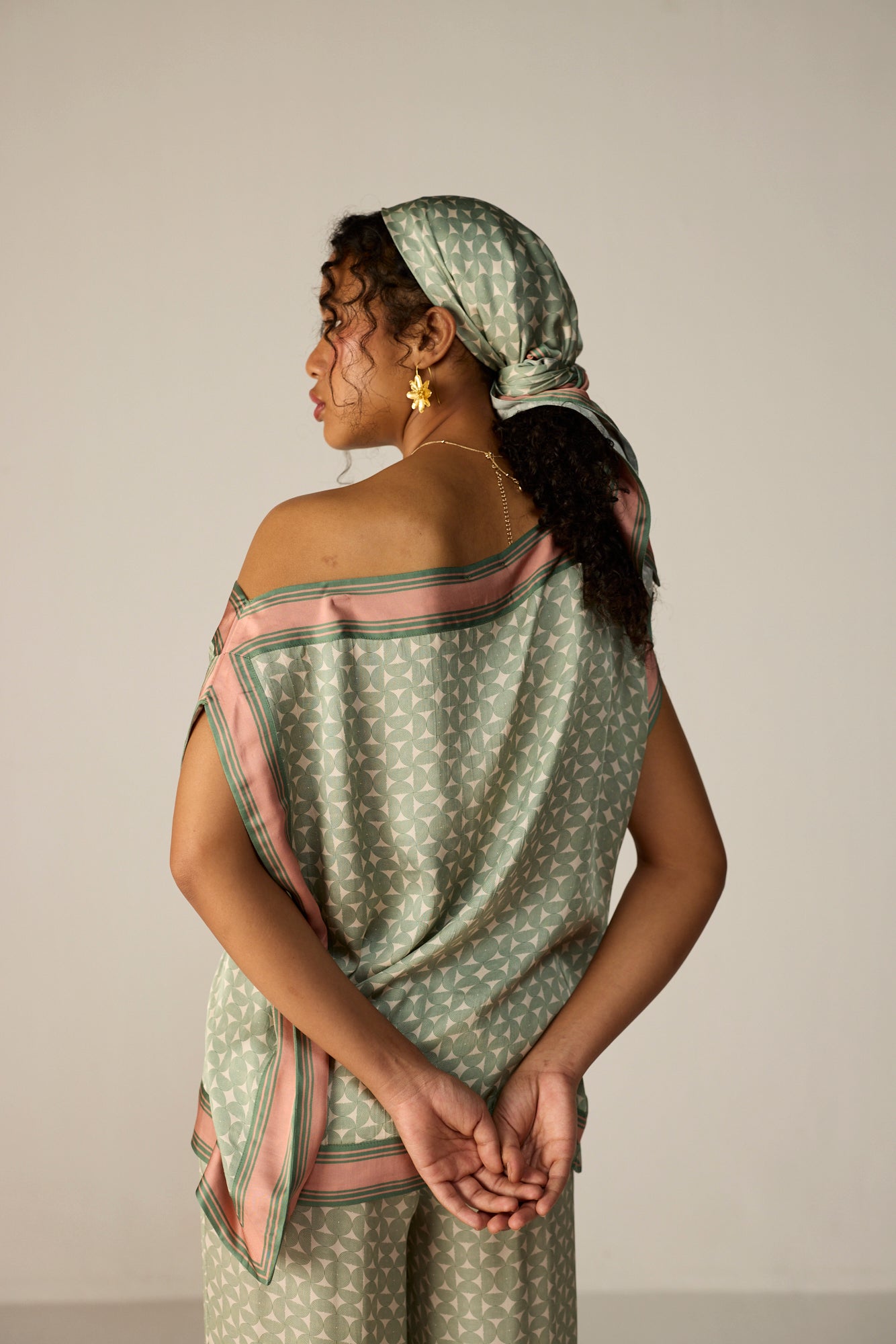 Freya Top - Orbit Sage