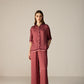 Noah Shirt Co-ord Set - Orbit Berry