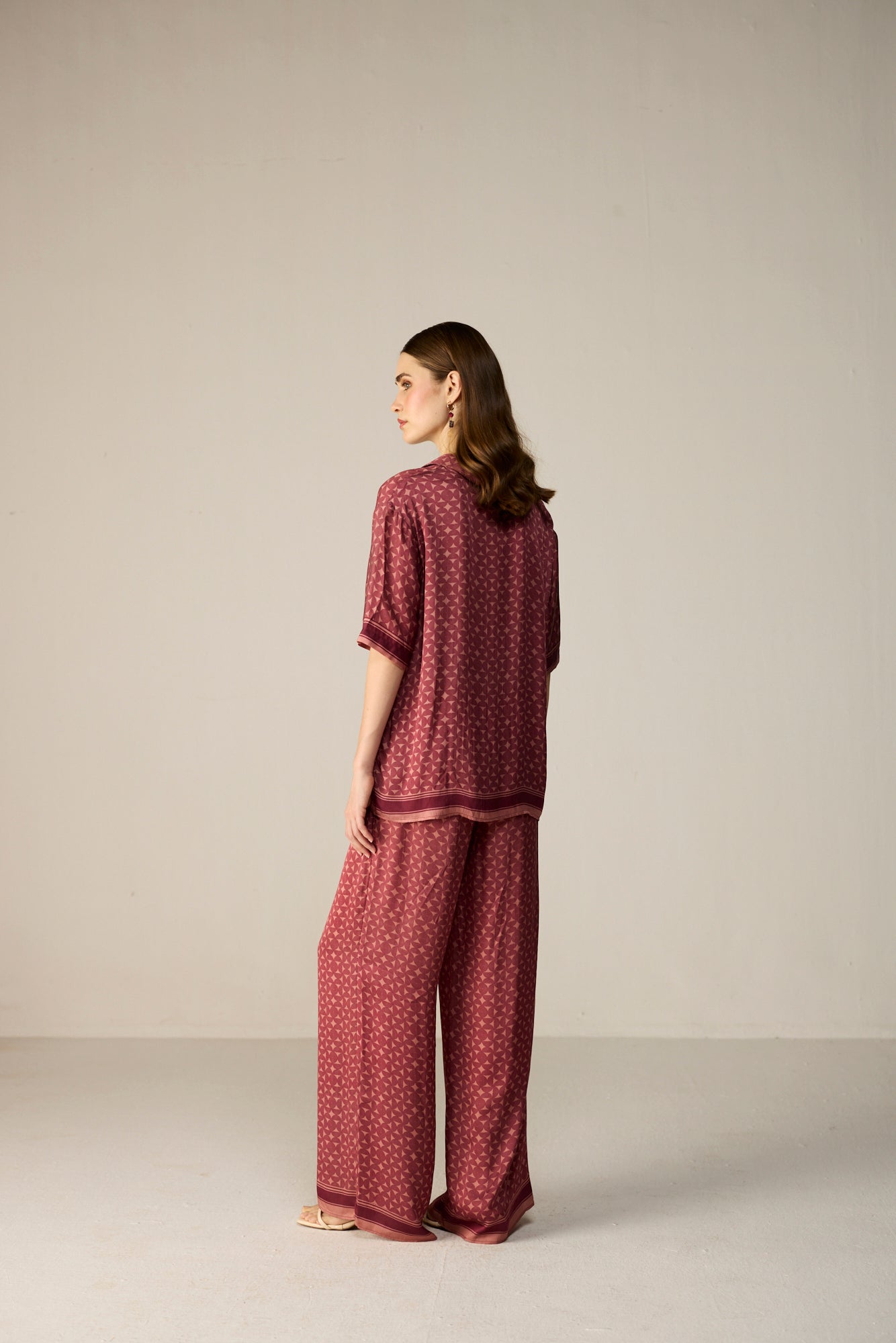 Noah Shirt Co-ord Set - Orbit Berry