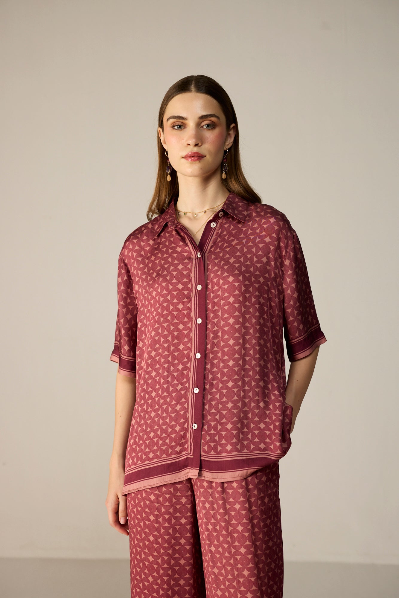 Noah Shirt - Orbit Berry