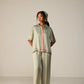 Noah Shirt Co-ord Set - Orbit Sage