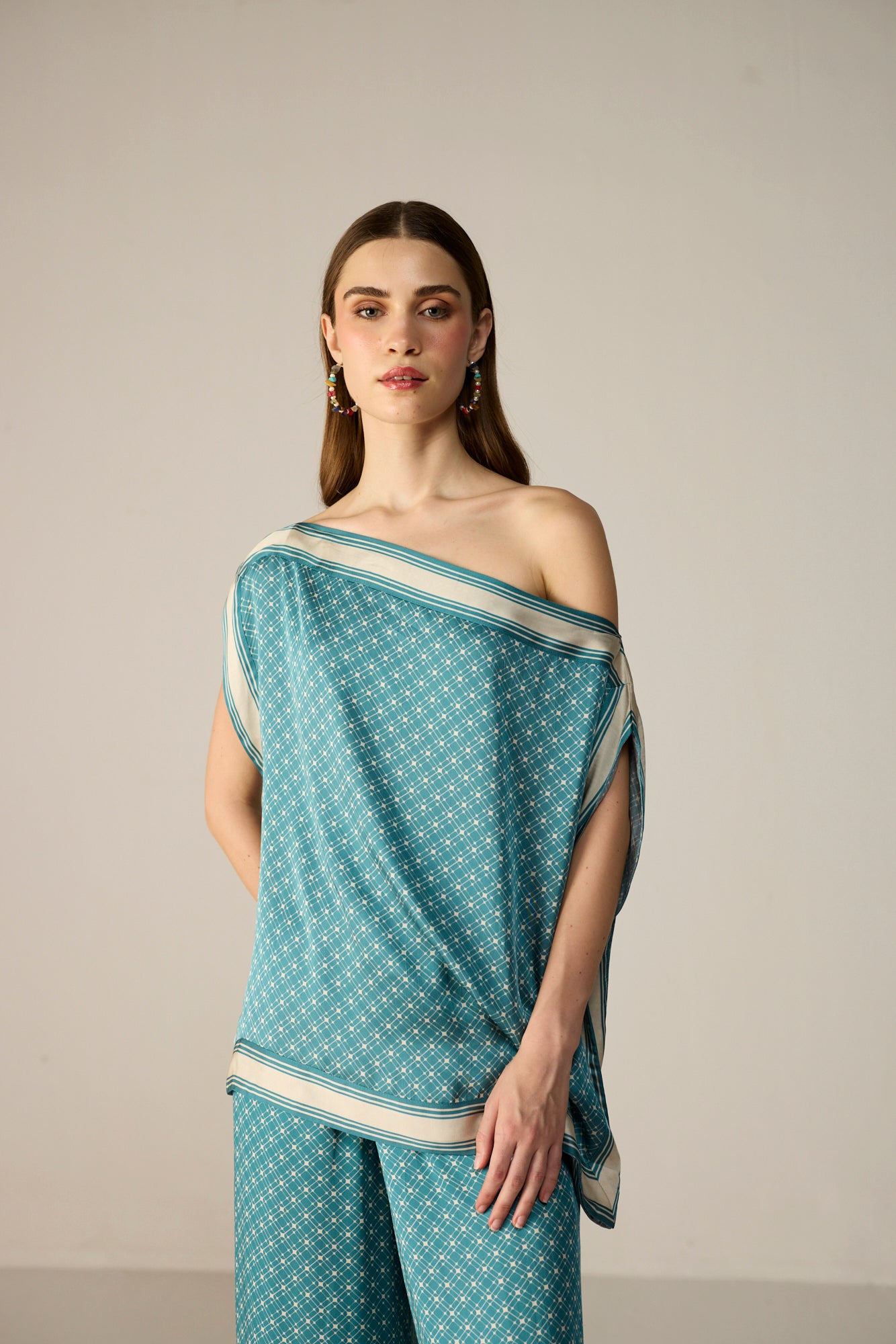 Freya Top - Arctic Lattice