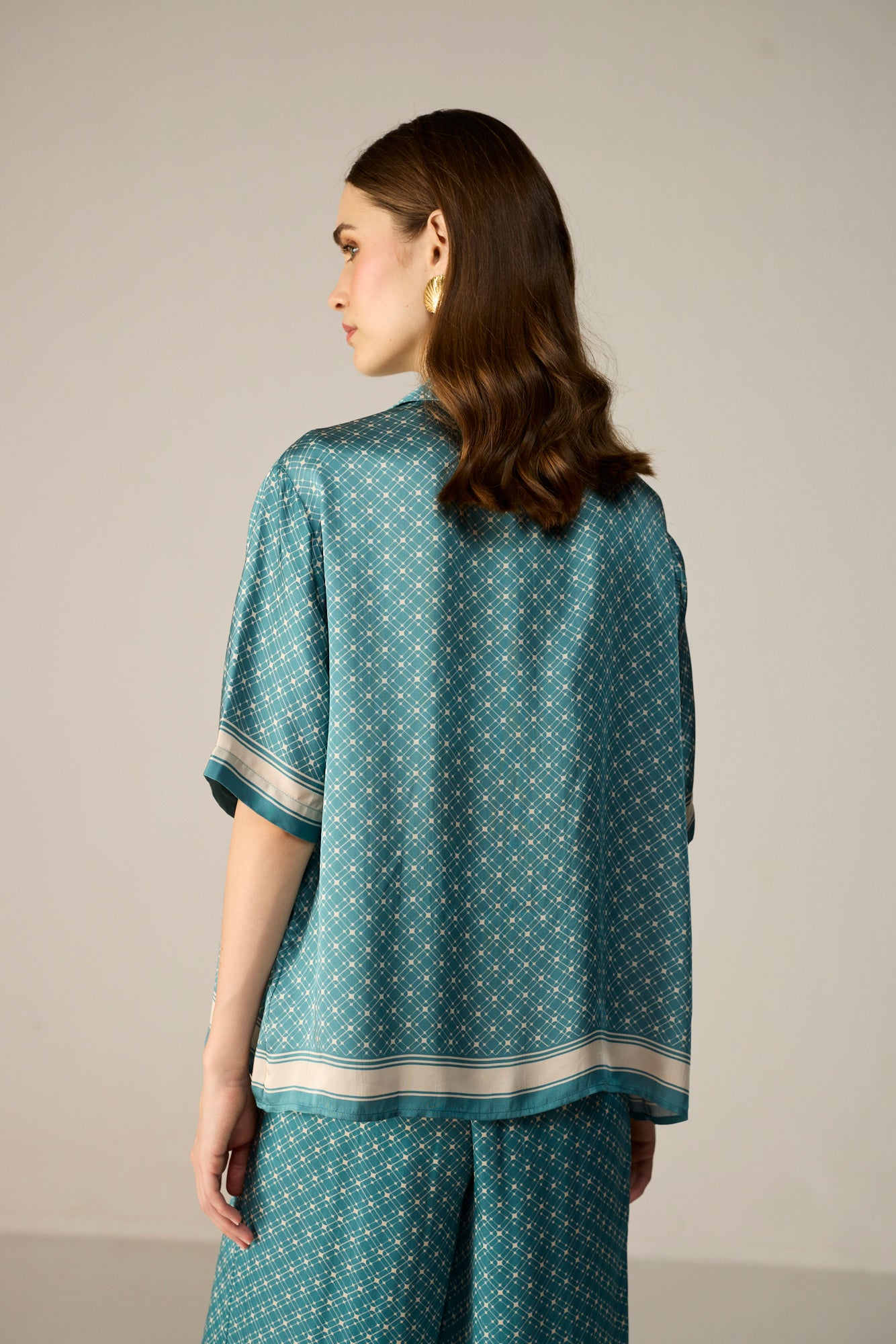 Noah Shirt - Arctic Lattice