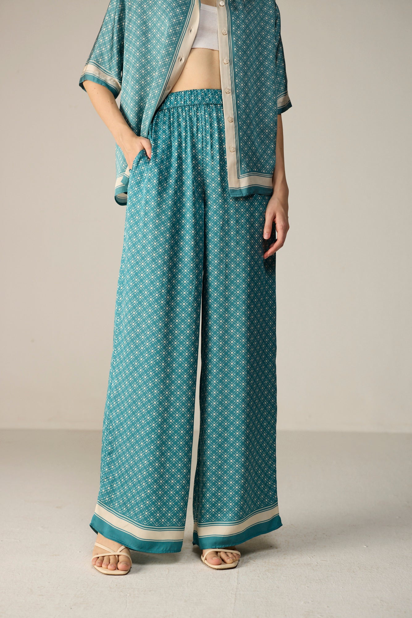 Noah Trousers - Arctic Lattice
