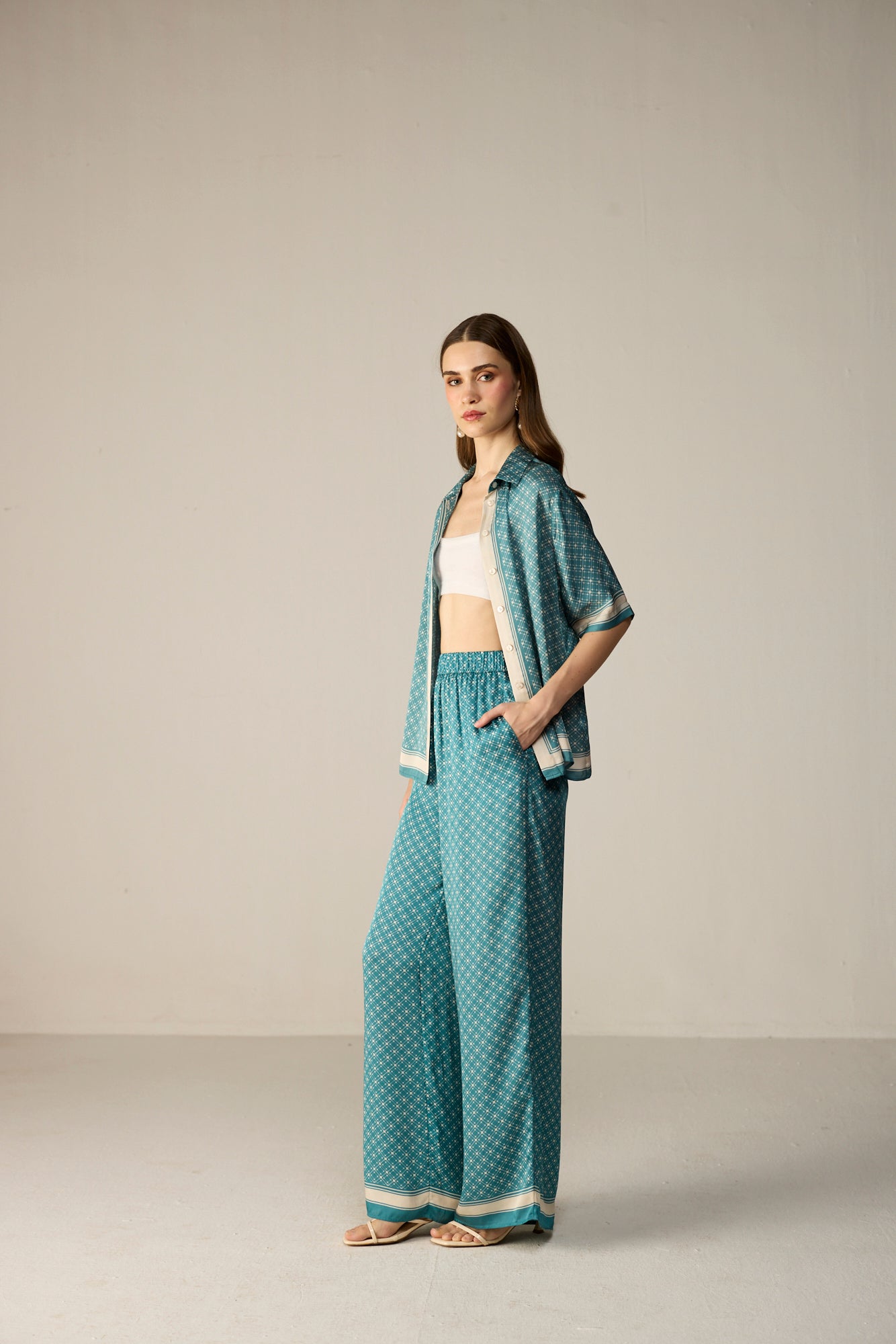 Noah Shirt - Arctic Lattice