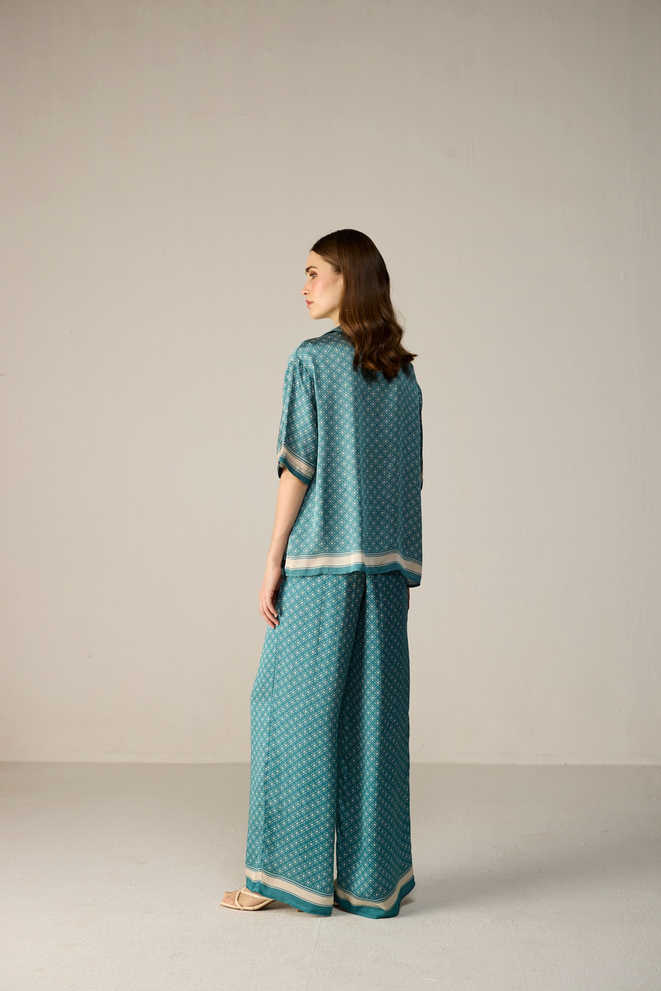 Noah Shirt Co-ord Set - Arctic Lattice