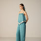 Yuna Top Co-ord Set - Arctic Lattice
